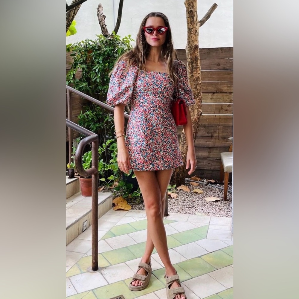 New Sezane Floral Alexandra Dress - Picture 5 of 6